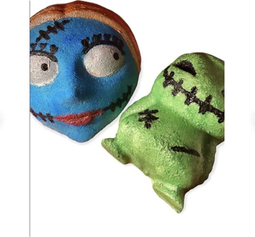 Nightmare Bath Bombs, Halloween Bath Bombs, Christmas Eve Bath Bomb, Movie inspired, Stocking Stuffers,Jack, Sally, Zero, Oogie, Boogie