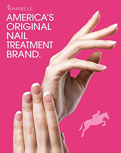 Barielle Clearly Noticeable Nail Thickener, Top Coat Instantly Thickens Nails Up To 50%, Perfect for Damaged Nails, Quick-Drying, Heals Cracked, Split, or Peeling Nails, Promotes Nail Growth, .5 Ounce