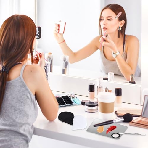 Disposable Makeup Applicators Tools Kit, 100 Mascara Wands 100 Lipstick Applicators 50 Disposable Eyeliner Brushes 10 Eye Shadow Brush with Organizer Box