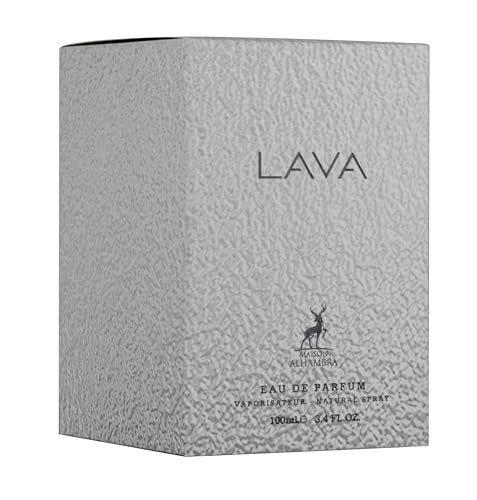 Maison Alhambra Lava for Unisex Eau de Parfum Spray, 3.4 Ounce / 100 ml