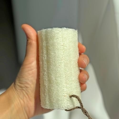 4" Natural Loofah Exfoliating Body Sponge Scrubber for Skin Care in Bath Spa Shower Pack of 24