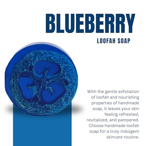 Michelle's Creatives Blueberry Loofah Soap