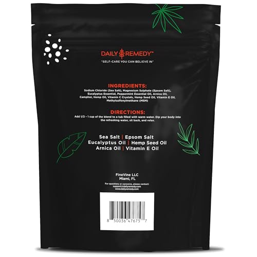 DAILY REMEDY Body Soak with Epsom Salt - Made in USA