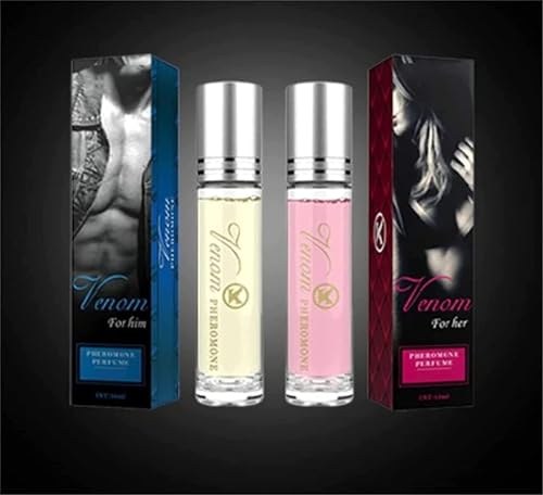 Roll-on Pheremone Perfume, Alpha Cologne Pheromone Based Body Scent, Pheromone Oil For Men To Attract Women, Pharamon Perfume for Man, Pheromone Essential Oil (For Men-2PCS)
