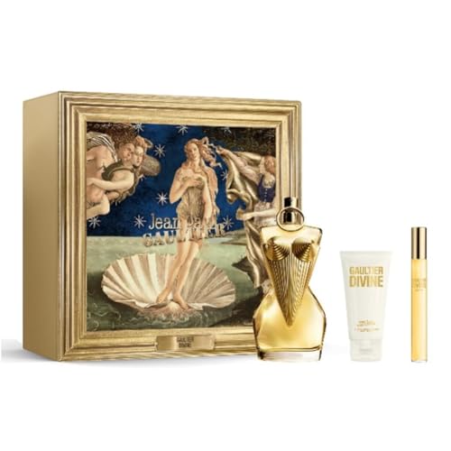 Jean Paul Gaultier Divine Gift Set (EDP 3.4 fl. oz + Body Lotion 2.5 fl. oz + EDP Mini 0.34 fl. oz)