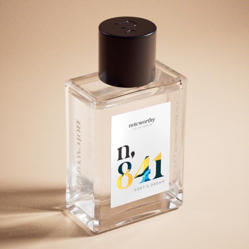 Noteworthy n,841 Poet's Dream Eau De Parfum – Lemon, Bergamot, Cardamom | Long-lasting Unisex Perfume for Women & Men (100ml)
