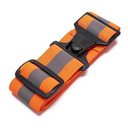 A-SAFETY Reflective Safety Bands for Wrist, Arm, Ankle, Leg.High Visibility Sports Gear for Walking Jogging Cycling,Orange