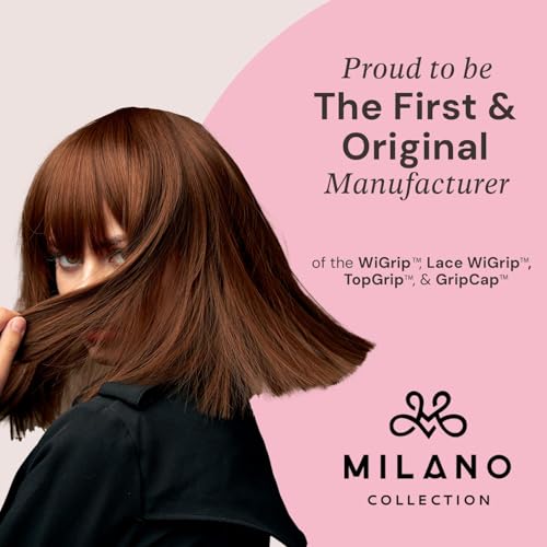 MILANO COLLECTION WiGrip, The Original Comfort Wig Grip Band, Adjustable Band for Glueless Support, Non-Slip Wig Grip Headbands, Tension-Free, One Size Fits All, Nude