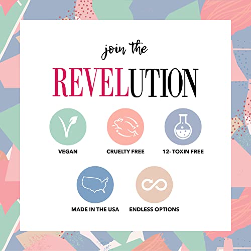 Revel Nail Dip Powder - Sheer Pink and French Powder Dip Nail Polish, Chip Resistant Dip Nail Powder with Vitamin E and Calcium, DIY Manicure, Erica & Veronica