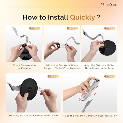 MelodySusie Nail Drill Machine Holder,10 Holes Acrylic Nail Drill Bits Holder, Professional Nail Efile Display Stand and Organizer Compatible with Most Nail Drill Machines (Not Including Efile & Bits)