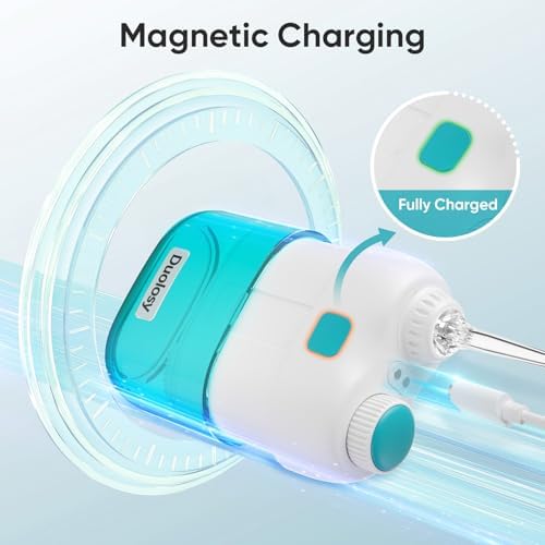 Portable Water Flosser, Cordless Oral Irrigator for Teeth, Mini Flossing Cleaning with Removable Tank, Travel Water Flosser with 3 Modes & IPX7 Waterproof