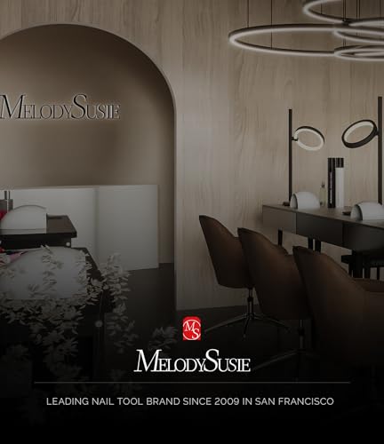 MelodySusie Electric Nail Drill with Foot Pedal, 30000RPM Professional Nail File Bits & Sanding Bands Kit for Acrylic & Gel Nails, Efile Nail Drill Set for Manicure Pedicure Polishing, Scarlet Pink