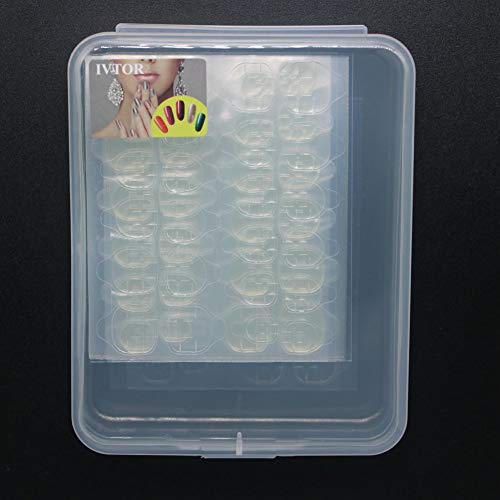 Nail Adhesive Tabs, 20 Sheets (480pcs), Transparent, Waterproof, Variety Pack, Press-On Nail Adhesive Tabs