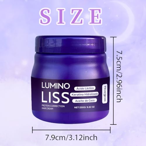 Luminoliss Sin Formol, Alisado Para Cabello Sin Formol Luminoliss, Keratina Para Alisar El Pelo, Liss Expert Stem Cells Frizz-Free, Restores Hair Natural Silkiness, for All Hair Types (1Pcs, 8.82oz)