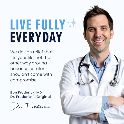 Dr. Frederick's Original Hammer Toe Gels - 2 Pairs - Hammertoe Support Crest for Women & Men - Cushion & Temporary Splint for Toe Alignment, Crooked Toes, and Pain Relief - White - 1 Loop Design