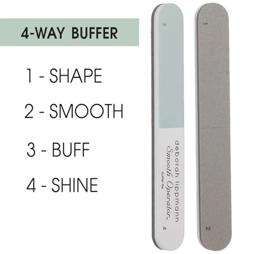 Deborah Lippmann Smooth Operator Nail Buffer File | 4-Way High Gloss Nail Buffer