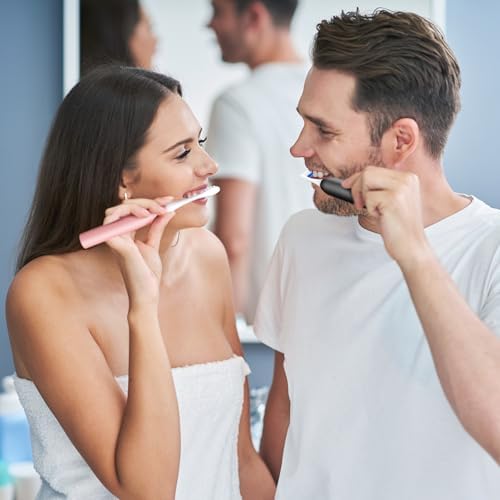 Replacement Toothbrush Heads for Philips Sonicare - 16 Pack Soft Gentle Bristles, Compatible with Most Sonicare Click-On Electric Toothbrushes, (White)