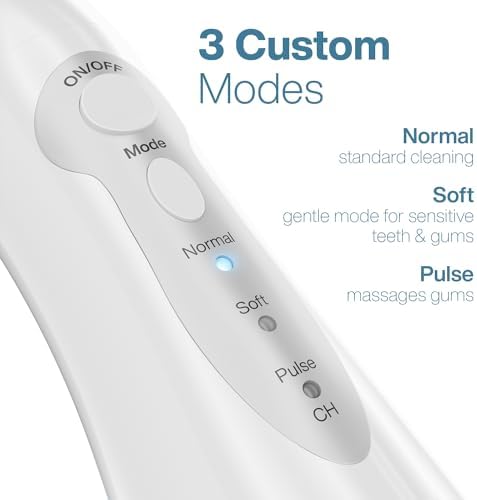 AquaSonic Water Flosser - Cordless Rechargeable Water Flossers for Teeth Cleaning - Waterproof Aqua Flosser, Portable Oral Irrigator for Dental Cleaning with 5 Jet Tips – Braces Home Travel
