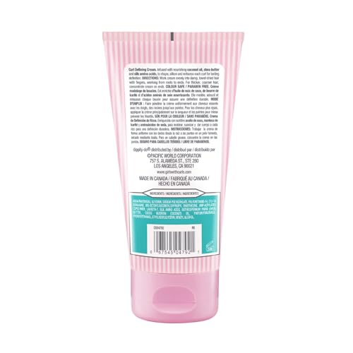 Dippity Do Girls with Curls Leave-In Curl Defining Cream - Anti-Frizz Styling Cream for Curly & Wavy Hair - Includes Shea Butter & Coconut Oil to Strengthen & Protect - 125 mL/4.2 fl oz - 2 Pack