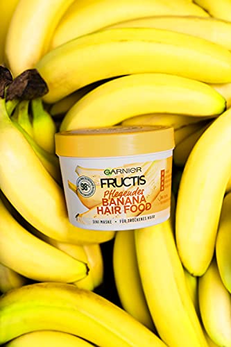 Garnier Fructis Nourishing Banana Hair Food, 3-in-1 Mask for Dry Hair, Nourishes and Gives Smoothness, 390 ml