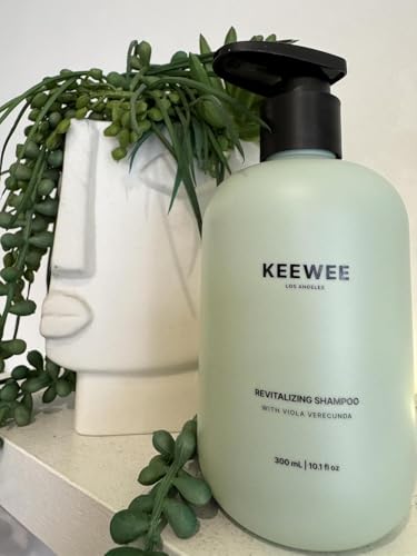 Skin Research Institute KEEWEE Hair Growth Shampoo with Biotin, Niacinamide, Green Tea & Ginkgo – Thickening for Thinning Hair & Hair Loss | Sulfate-Free, Color-Safe, Scalp-Calming