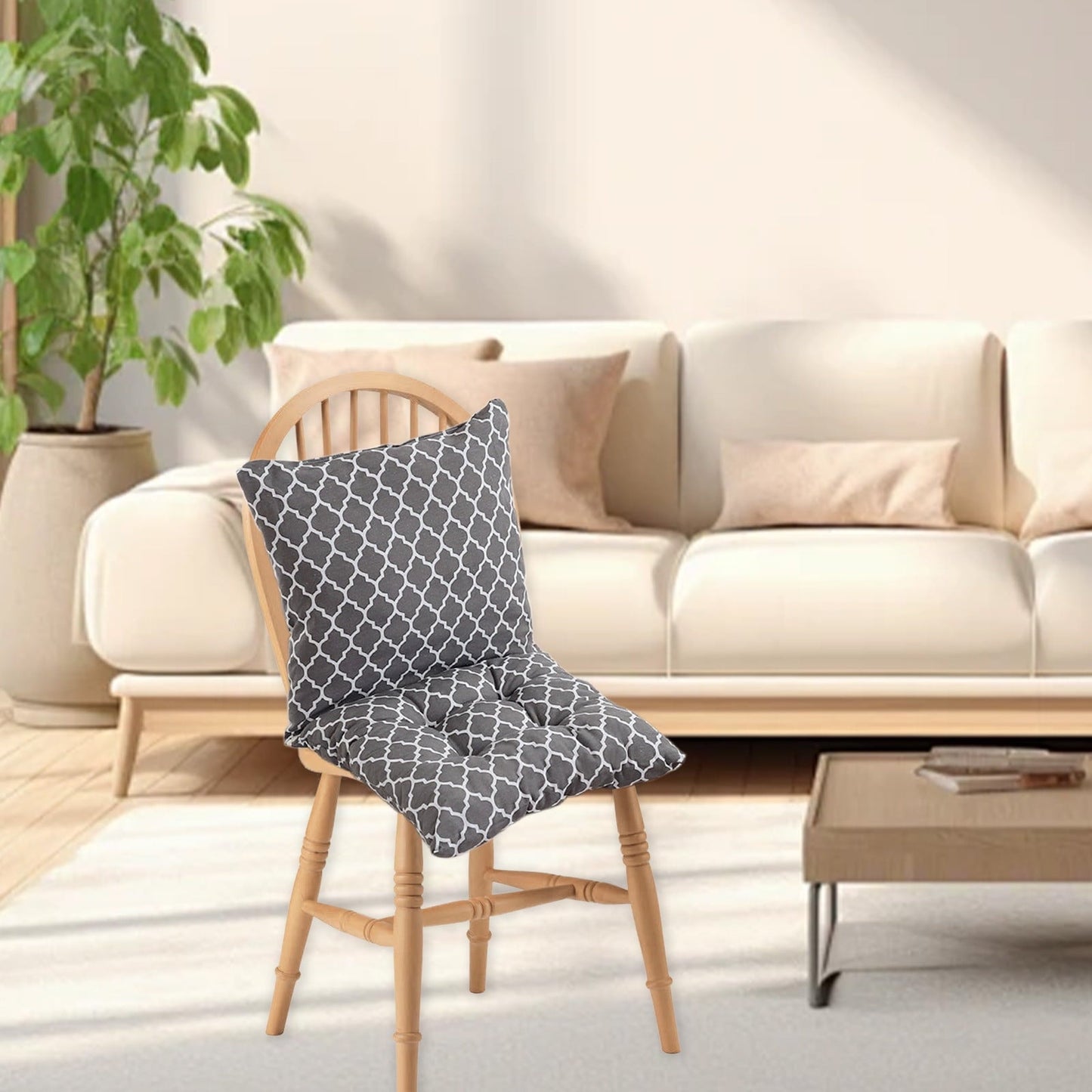 sruoe High Back Chair Cushions, Patio Chair Back Cushion, Chair Cushions, Seat Cushions Back Pad, Indoor Outdoor Chaise Lounge Back Pads for Home, Office Cushion, Cotton