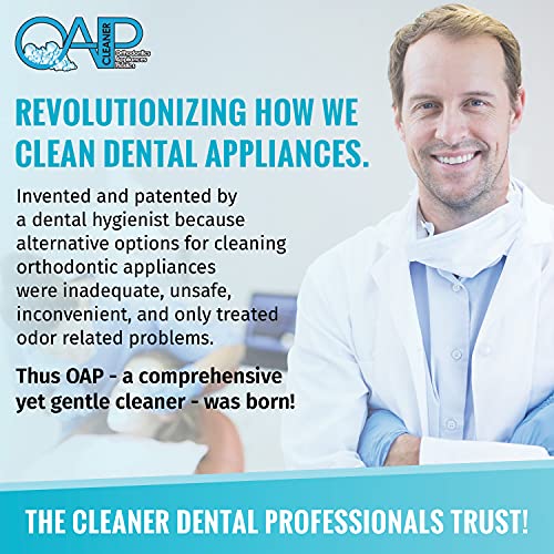 OAP Cleaner - Cleans & Sterilizes Removeable Dental and Ortho Appliances - Foam