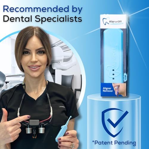 Aligner & Retainer Reusable Remover Tool – Compact, Retractable Tool for Invisalign, Nightguards, Retainers & Veneers – Ergonomic Design for Easy Removal – Ideal for Gifting
