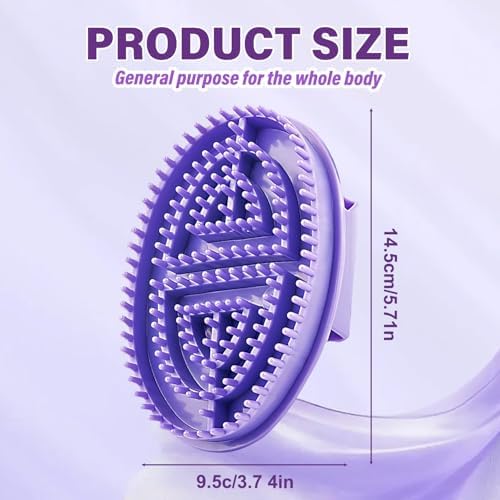 Meridians Massage Brush,2025 New Full Body Relaxation Handheld Massage Comb Essential Oil Brushs,Beauty Salon Professional Custom Meridian Brush for Body and Leg Relaxation (Purple)