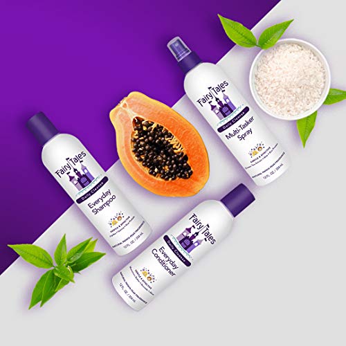 Fairy Tales Daily Cleanse Everyday Kids Shampoo - Gentle Natural Defining Shampoo, Tangle Free, Moisturizing and Hydrating Formula, Clean and Natural Ingredients -Paraben Free - 32 oz.