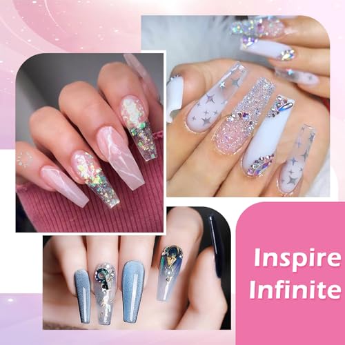 Practice Hand for Acrylic Nails, Fake Maniquin Training Hand for Nail Practice, 42 Colors Acrylic Powder Beginners Kit