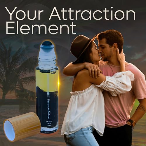 Pheromone Perfume with Infused Essential Oils - Obsidian Roll - Attraction Element with Long-Lasting Scent - Unisex For Men and Women