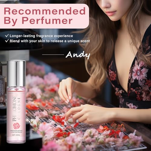 TANGDIAABBCC Pheromones Perfumes for Women, Unique Scent With Pure Pheromones, Roller Ball Design, Portable and Long Lasting, Unleash Your Charm and Stay Confident, 20 ml