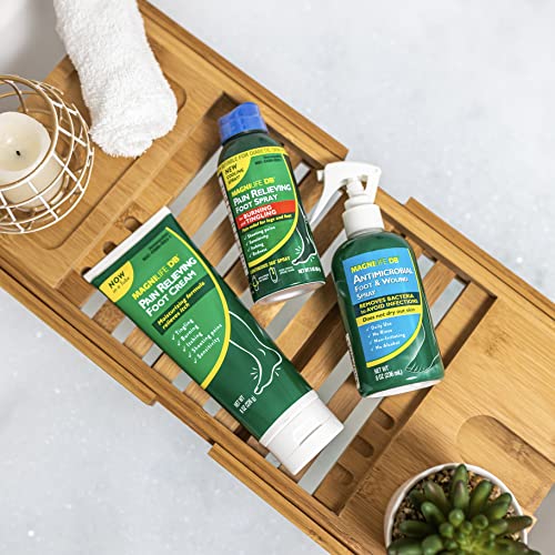 MagniLife DB Foot Cream, Calming Relief for Burning, Tingling, Shooting & Stabbing Foot Sensations - Soothes Dry, Cracked, Itchy, Sensitive Skin (8 oz Tube)