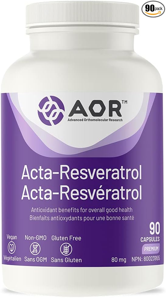 Acta Resveratrol (90 VeggieCaps) Brand: A.O.R Advanced Orthomolecular Research