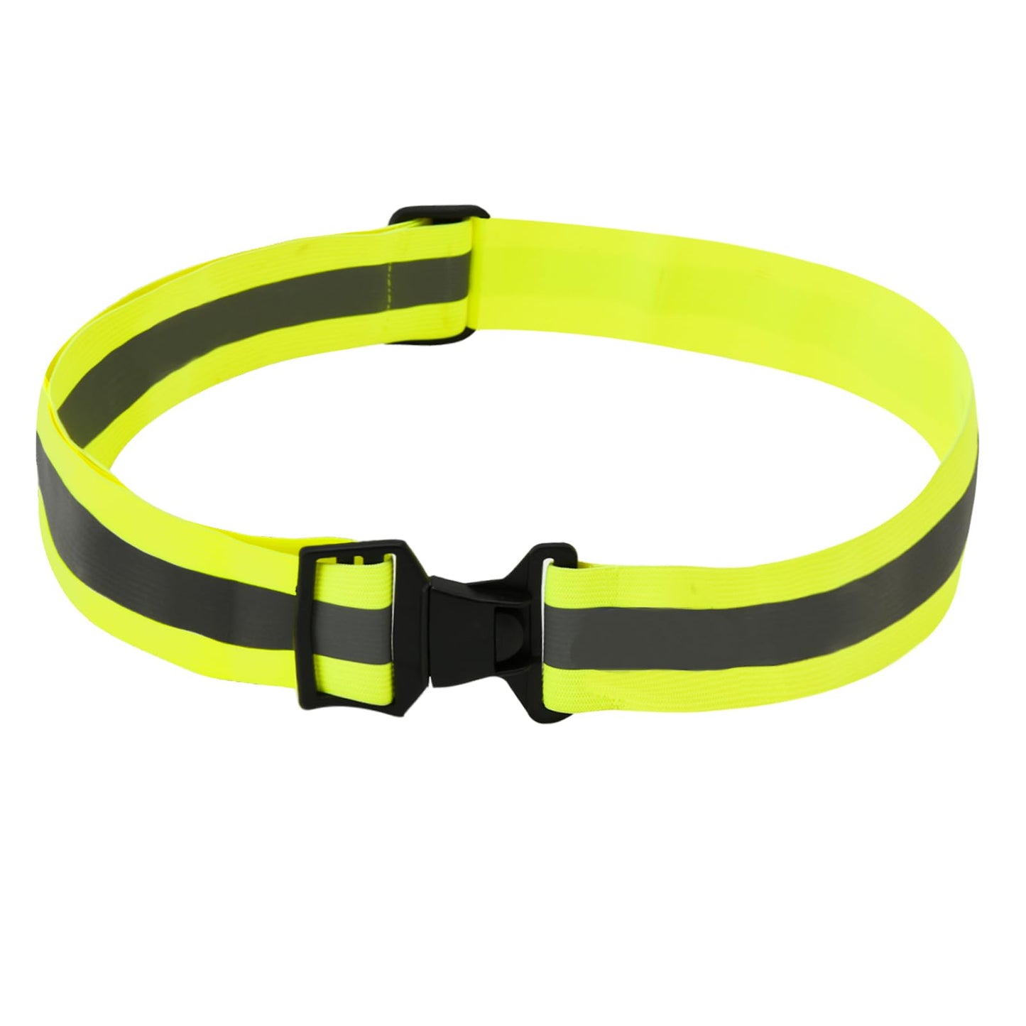 A-SAFETY Reflective Elastic Belt - Durable Running Belt - Reflective Belt - PT Belt - Military Reflective Belt, Yellow