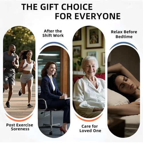 Foot Spa Bath Massager with Heat, Shiatsu Rollers, UV & Ozone Bubbles - Includes Tea Tree Oil Epsom Salt, Relieves Stress and Foot Pain - Home Pedicure Soak Tub Gift for Women/Men, Mom/Dad