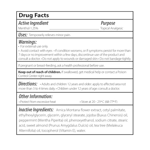 Smith's Amish Foot Cream (4 oz.) Deep Soothing Herbal Cream for Intense Foot and Leg Discomfort including Burning, Cramping and Restlessness Sensations