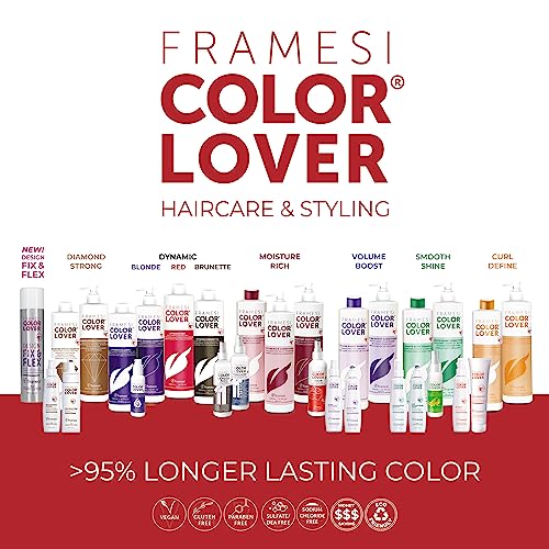 Framesi Color Lover Moisture Rich Conditioner, Sulfate Free Conditioner with Coconut Oil and Quinoa, Color Treated Hair