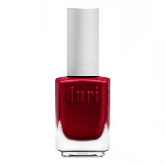 Duri Nail Polish, 664 Paint The Town, Medium Red, Full Coverage, Glossy Finish, Quick Drying, 0.45 Fl Oz