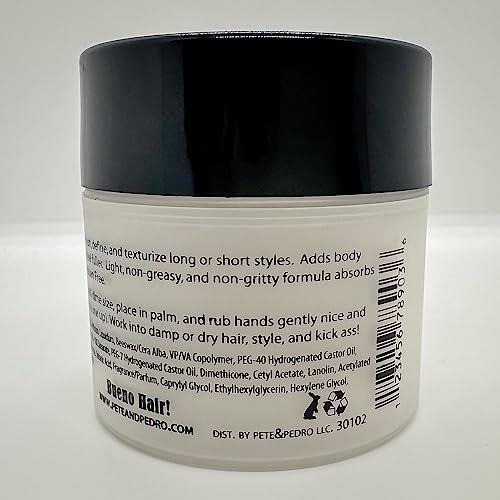 Pete & Pedro HAIR STYLING CLAY - Medium Hold, Matte Finish, Low Shine Styling Clay for Men, Ideal for Hairstyling Medium, Messy, Fine Thinning Hair Styles | Shark Tank Featured, 2 oz