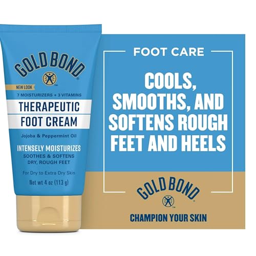 Gold Bond Therapeutic Foot Cream, 4 oz (5 Pack)