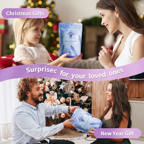 Shower Steamers, 18 Pack XL Lavender Shower Bath Bombs Aromatherapy with Essential Oils, Self Care Gifts for Women Wife, Unique Gifts for Dad、Mother and Wife