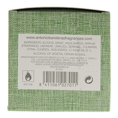 Mediteraneo By Antonio Banderas For Men. Eau De Toilette Spray 3.4 Ounces