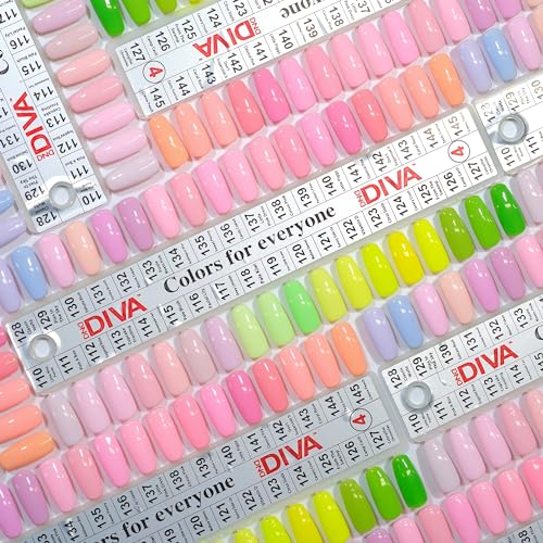 DND Diva Gel Polish Set, Soda Poppin Collection, UV/LED GelPolish and Air Dry Nail Lacquer, Matching Chip-Free Polish Duo, 0.5 Fl Oz Each