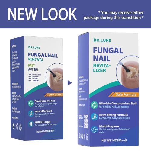 Dr. Luke Toenail Fungus Revitalizer Tough on Nails: Nail Fungus Refresher Liquid for Discolored Nails 1 oz (Packaging May Vary)