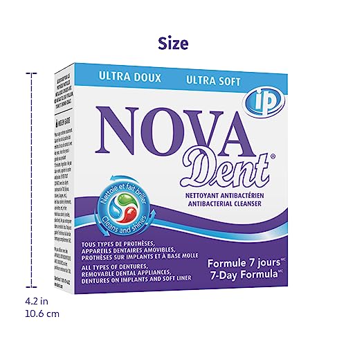 Dentures Cleaner – for Denture on implants, Denture Soft Liner and Orthodontic Appliance Without Soldering - 6 Months (26 sachets)