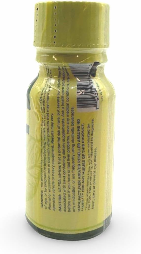 KAVA Shot - 500mg Kavalactones - Original Flavor - Dietary Supplement - 10ml