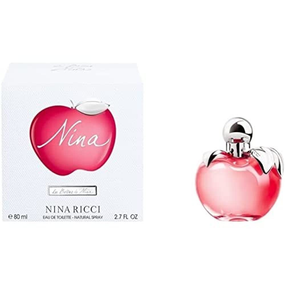 Nina Ricci Nina Eau De Toilette Refillable Spray For Women, 2.7 Ounce
