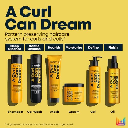 Matrix A Curl Can Dream Co-Wash - Gentle Cleansing Conditioner, For Curly and Coily Hair - Revives Curls Between Washes and Enhances Curl Definition, With Manuka Honey Extract, 10.1 Fl Oz